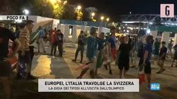 VIDEO LIVE, Italia-Svizzera: è festa fuori dall’Olimpico, segui la diretta