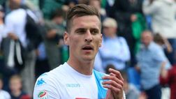 Milik, oggi tornato al gol dopo il brutto infortunio subito in autunno, ha rilasciato le seg