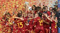 La Roma Femminile vince la Supercoppa: le immagini della festa – FOTO GALLERY