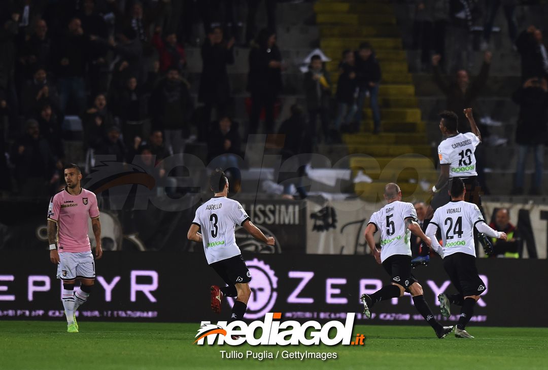  during the Serie B match between AC Spezia and US Citta di Palermo at Stadio Alberto Picco on December 23, 2018 in La Spezia, Italy. 