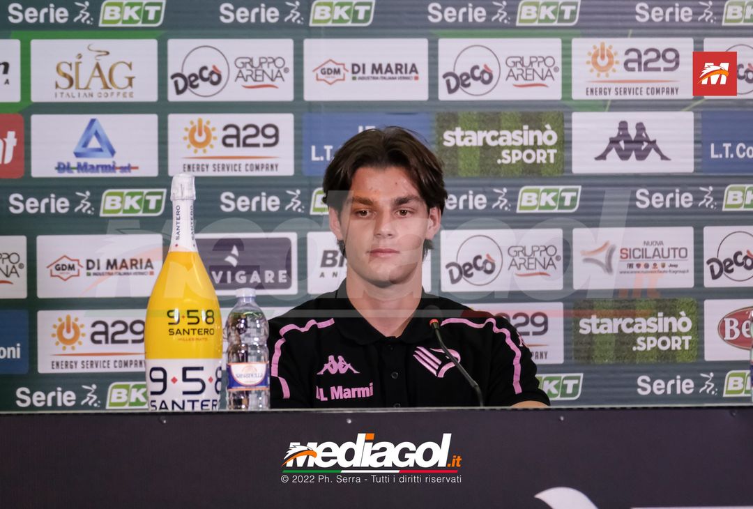 FOTO PALERMO, La conferenza stampa di presentazione di Edoardo Pierozzi (Gallery) - immagine 15