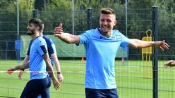 Lazio: Milinkovic in gruppo, Lazzari corre verso il recupero