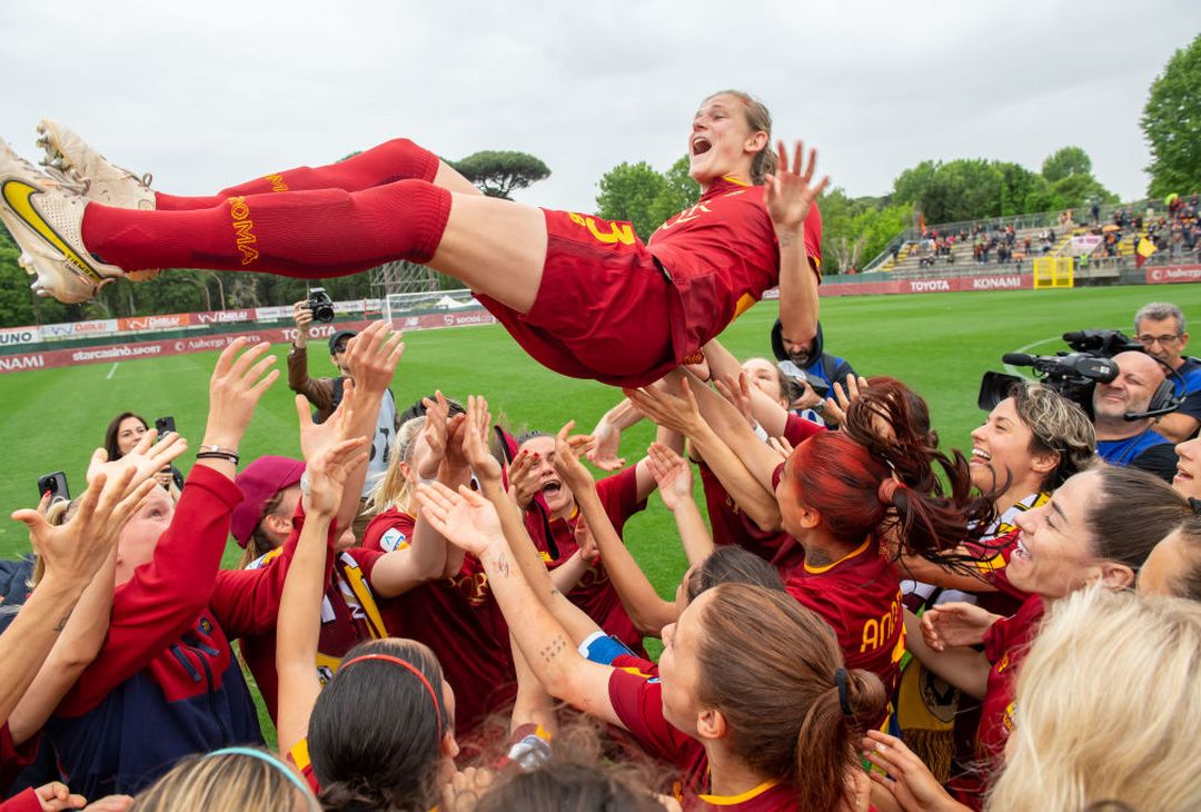 Roma Femminile Campione d’Italia, la premiazione – FOTO GALLERY - immagine 18