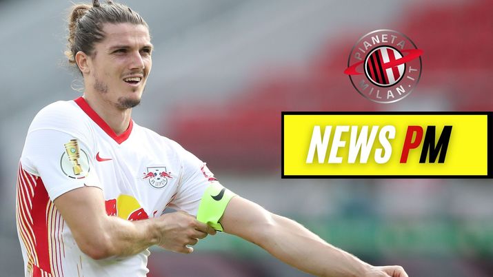 Marcel Sabitzer (centrocampista RB Lipsia), obiettivo di calciomercato del Milan | AC Milan News (Getty Images) 
