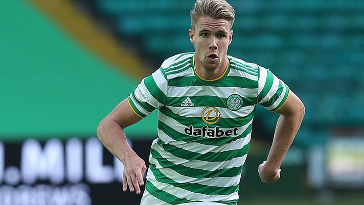 Kristoffer Ajer (difensore Celtic) obiettivo di mercato del Milan, in una partita del campionato scozzese | AC Milan News calciomercato (Getty Images) 