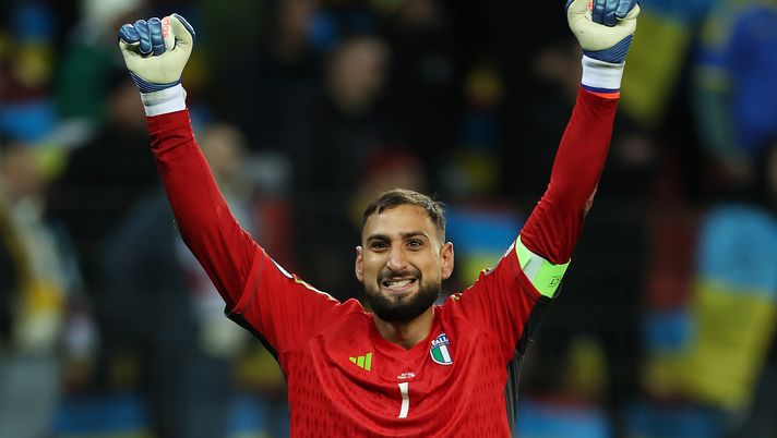 Gianluigi Donnarumma, ex portiere del Milan, decisivo nell'amichevole tra Italia e Venezuela (getty images)