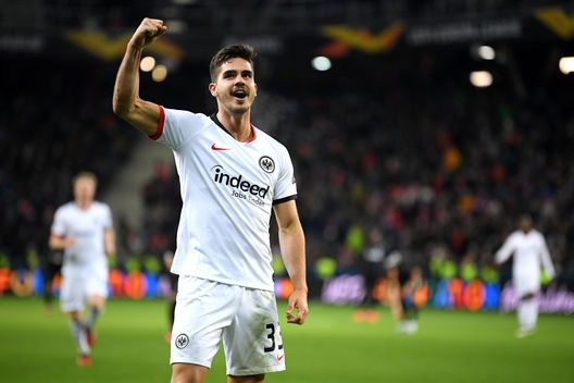 Andre Silva of Frankfurt Andre Silva of Frankfurt