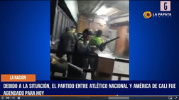 VIDEO, Atletico Nacional-America Cali: violenti scontri tifosi-Polizia in Colombia