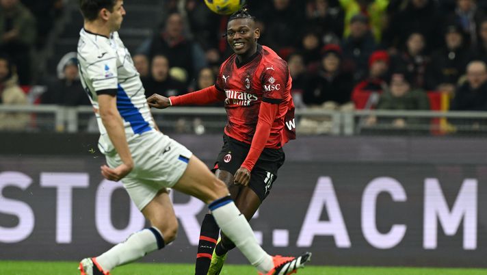 gol Rafael Leao AC Milan Milan-Atalanta 1-1 Serie A 2023-2024
