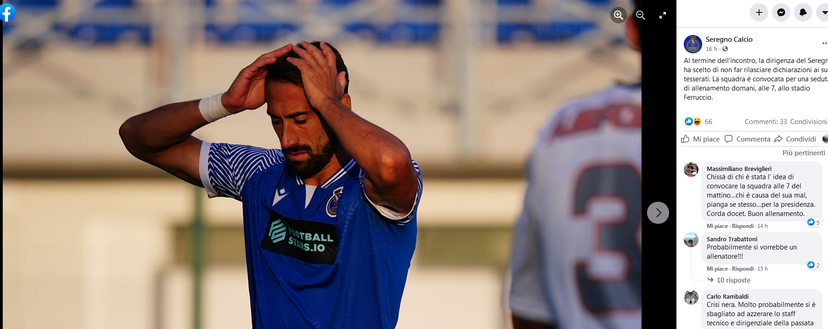 Serie C, Seregno perde e società punisce squadra: allenamento alle 7 del mattino Serie C, Seregno perde e società punisce squadra: allenamento alle 7 del mattino