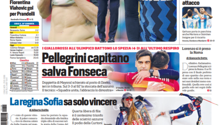 Prime Pagina, Corriere dello Sport: &#8220;L&#8217;Atalanta domina a San Siro: effetto Gasperinovic&#8221; 