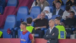 Roma-Atalanta, rissa in campo: espulso Mourinho, salta l’Inter
