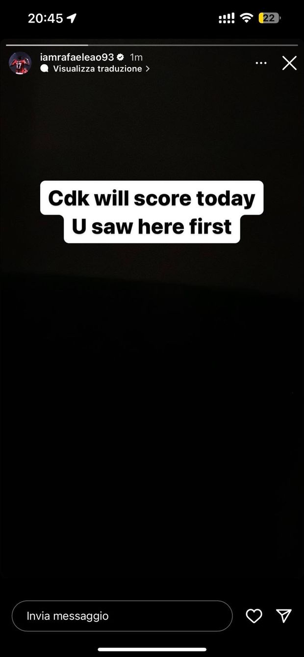 Fiorentina-Milan, la previsione di Leao: “De Ketelaere segnerà stasera”- immagine 2