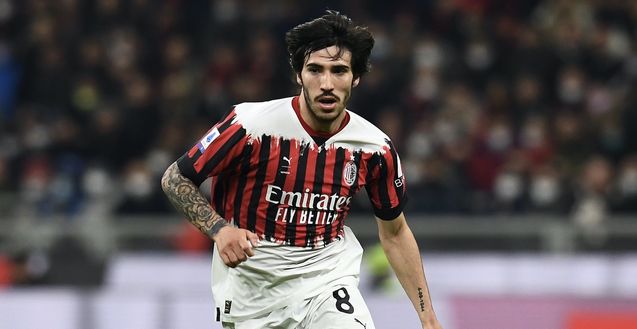 Sandro Tonali AC Milan Milan-Bologna 0-0 Serie A 2021-2022