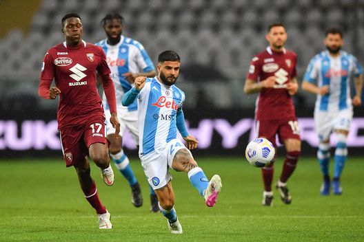 Lorenzo Insigne e Wilfried Singo (Photo by Valerio Pennicino/Getty Images) Lorenzo Insigne e Wilfried Singo (Photo by Valerio Pennicino/Getty Images)