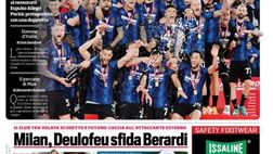 Prima Pagina, Corriere dello Sport: “Tutte sue, dopo la Supercoppa la Coppa Italia”
