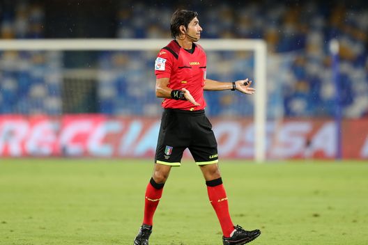 Gianpaolo Calvarese in Napoli-Lazio (Getty Images) Gianpaolo Calvarese in Napoli-Lazio (Getty Images)