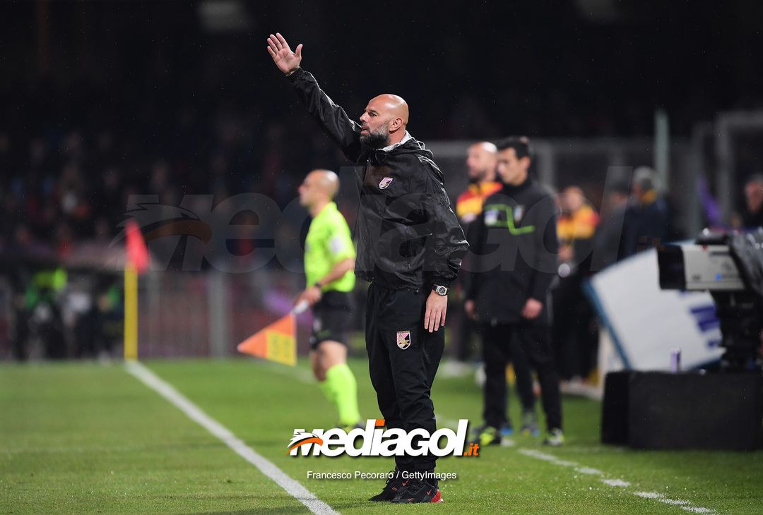  during the Serie B match between Benevento and Carpi FC at Stadio Ciro Vigorito on April 14, 2019 in Benevento, Italy. 