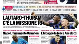 EDICOLA / CdS: Inter, Lautaro-Thuram, c’è la missione 10+
