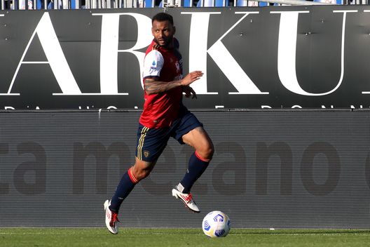 CAGLIARI, ITALY - MAY 12: Joao Pedro of Cagliari in action during the Serie A match between Cagliari Calcio and ACF Fiorentina at Sardegna Arena on May 12, 2021 in Cagliari, Italy. (Photo by Enrico Locci/Getty Images) CAGLIARI, ITALY - MAY 12: Joao Pedro of Cagliari in action during the Serie A match between Cagliari Calcio and ACF Fiorentina at Sardegna Arena on May 12, 2021 in Cagliari, Italy. (Photo by Enrico Locci/Getty Images)