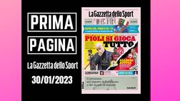 Prima pagina Gazzetta dello Sport: “Pioli si gioca tutto”