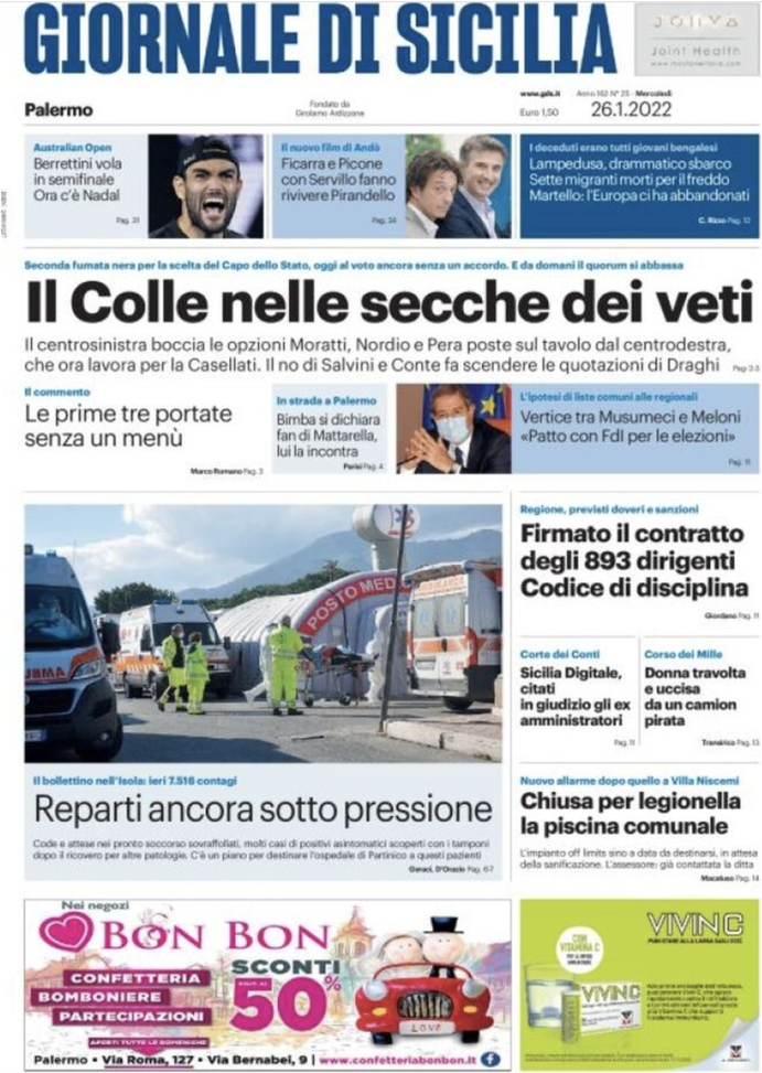 prima pagina