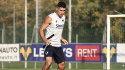 Verona-Roma, l’allenamento dei gialloblù