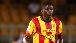 Lecce, lesione del legamento crociato per Kaba: salta la Roma