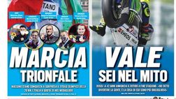 Prima Pagina, Tuttosport: “Vale, sei nel mito. Inter in pressing su Belotti”