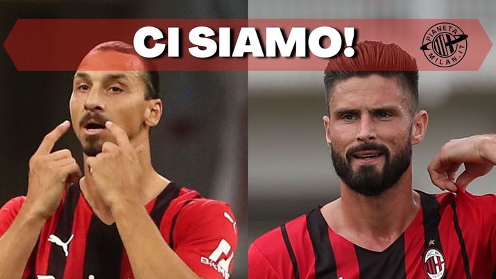 Ibrahimovic Giroud AC Milan