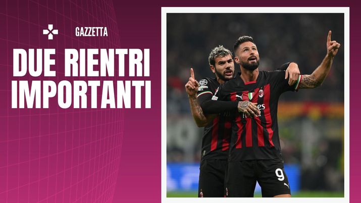 Probabile formazione Milan-Fiorentina Theo Hernández Giroud