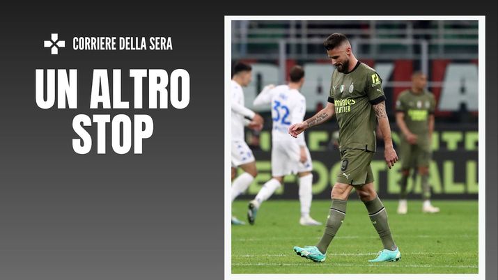 Olivier Giroud AC Milan Milan-Empoli 0-0 Serie A 2022-2023