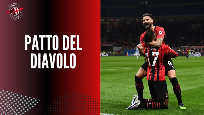 Olivier Giroud Rafael Leao AC Milan