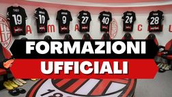 Milan-Sassuolo, le formazioni ufficiali: tante sorprese nei rossoneri