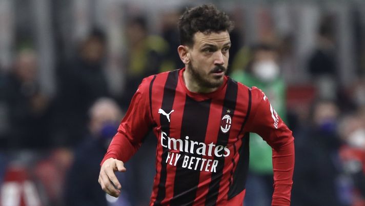 Alessandro Florenzi AC Milan derby Milan-Inter 0-0 Coppa Italia 2021-2022