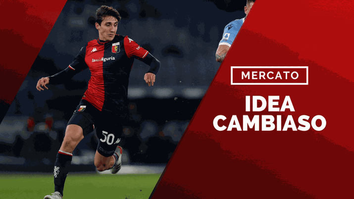 Andrea Cambiaso, calciatore del Genoa che piace al Milan (getty images)