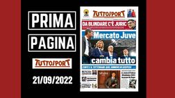 Prima pagina Tuttosport: “Mercato Juve, cambia tutto”