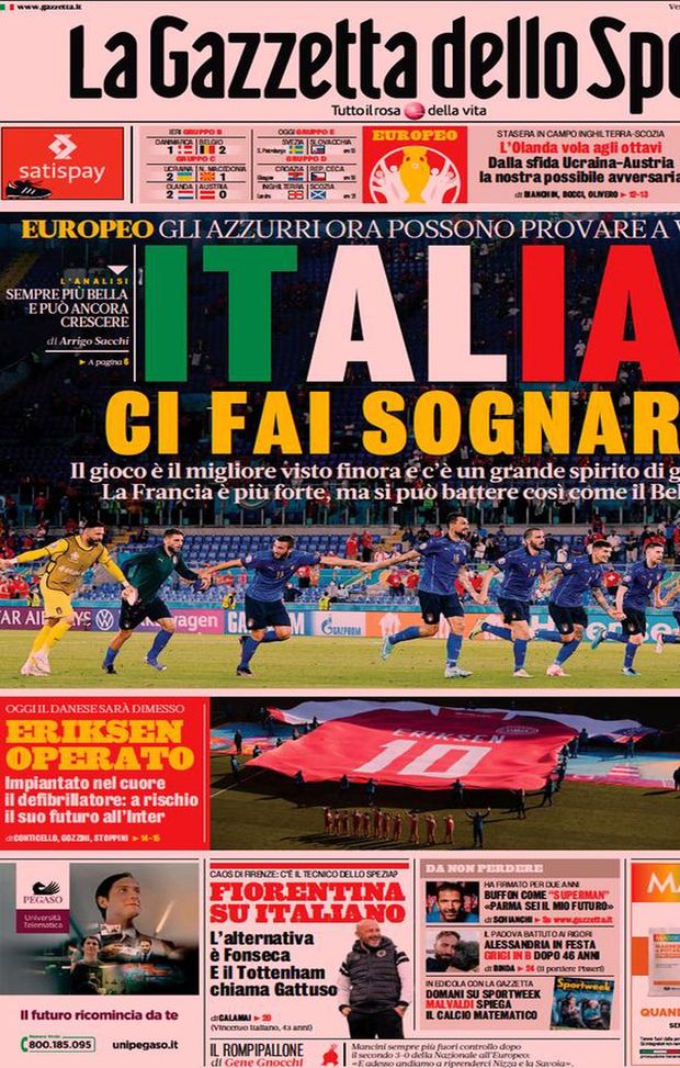 BUONGIORNO CITTACELESTE – LE PRIME PAGINE DEI PRINCIPALI QUOTIDIANI SPORTIVI – GUARDA 