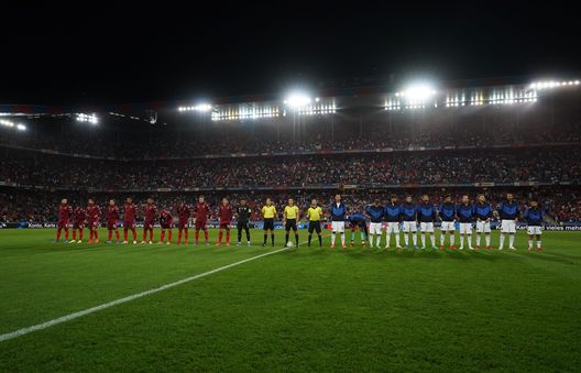 BASEL, SWITZERLAND - SEPTEMBER 05: Switzerland and Italy lineup during the 2022 FIFA World Cup Qualifier match between Switzerland and Italy at St Jacob Park on September 05, 2021 in Basel, Basel-Stadt. (Photo by Claudio Villa/Getty Images) BASEL, SWITZERLAND - SEPTEMBER 05: Switzerland and Italy lineup during the 2022 FIFA World Cup Qualifier match between Switzerland and Italy at St Jacob Park on September 05, 2021 in Basel, Basel-Stadt. (Photo by Claudio Villa/Getty Images)