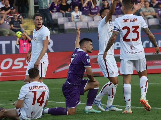 GERMOGLI PH: 27 MAGGIO 2023 FIRENZE STADIO ARTEMIO FRANCHI CAMPIONATO SERIE A FIORENTINA VS ROMANELLA FOTO JOVIC Tanto possesso palla, ma scarsa pericolosità: i soliti difetti della Fiorentina- immagine 2