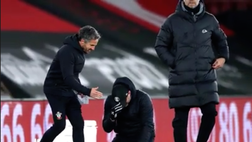 VIDEO Southampton-Liverpool, Hasenhüttl batte i Reds e piange in ginocchio: guarda le immagini
