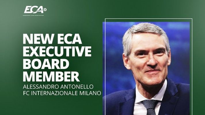 UFFICIALE – L’AD dell’Inter Antonello inserito nel board esecutivo dell’ECA 