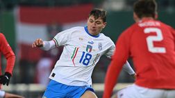 Italia, Acerbi troppe imprecisioni. Barella ci prova, Dimarco in difficoltà