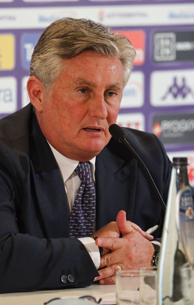  GERMOGLI PH: 6 OTTOBRE 2020 FIRENZE STADIO ARTEMIO FRANCHI CONFERENZA STAMPA DEL DIRETTORE SPORTIVO DELLA FIORENTINA CALCIO DANIELE PRADE' 