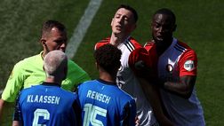Derby d’Olanda: scontri fra ultras e polizia prima del match fra Feyenoord e Ajax