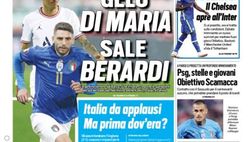 Prima Pagina, Tuttosport: “Italia da applausi. Ma prima dov’era?” E su Lukaku…