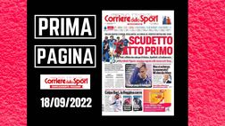 Prima pagina Corriere dello Sport: “Scudetto, atto primo”