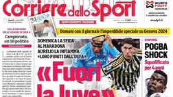 PRIMA PAGINA CORRIERE DELLO SPORT OGGI: “DeLa, al Mondiale deve andare il Napoli”
