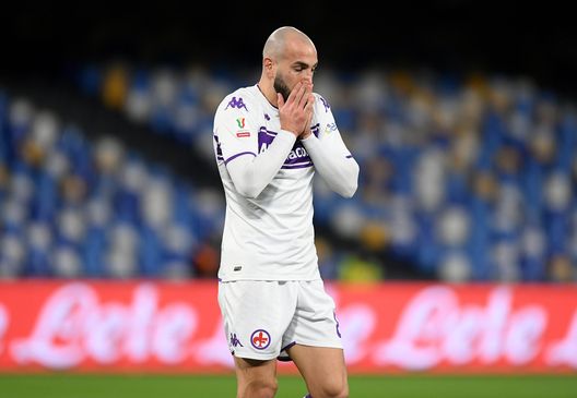 NAPLES, ITALY - JANUARY 13: Riccardo Saponara of ACF Fiorentina reacts during the Coppa Italia match between SSC Napoli and ACF Fiorentina at Stadio Diego Armando Maradona on January 13, 2022 in Naples, Italy. (Photo by Francesco Pecoraro/Getty Images) NAPLES, ITALY - JANUARY 13: Riccardo Saponara of ACF Fiorentina reacts during the Coppa Italia match between SSC Napoli and ACF Fiorentina at Stadio Diego Armando Maradona on January 13, 2022 in Naples, Italy. (Photo by Francesco Pecoraro/Getty Images)