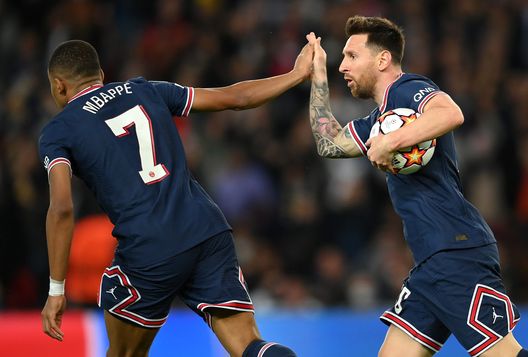 Mbappé Messi (getty images) Mbappé Messi